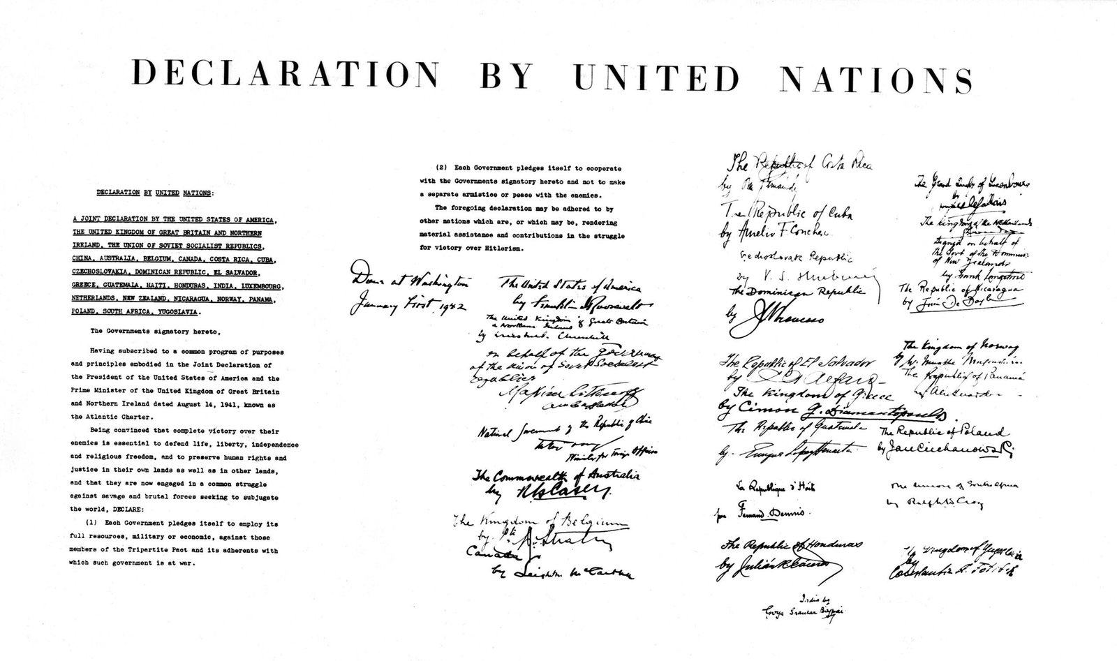 The UN Charter, its genesis, essential principles and relevance today